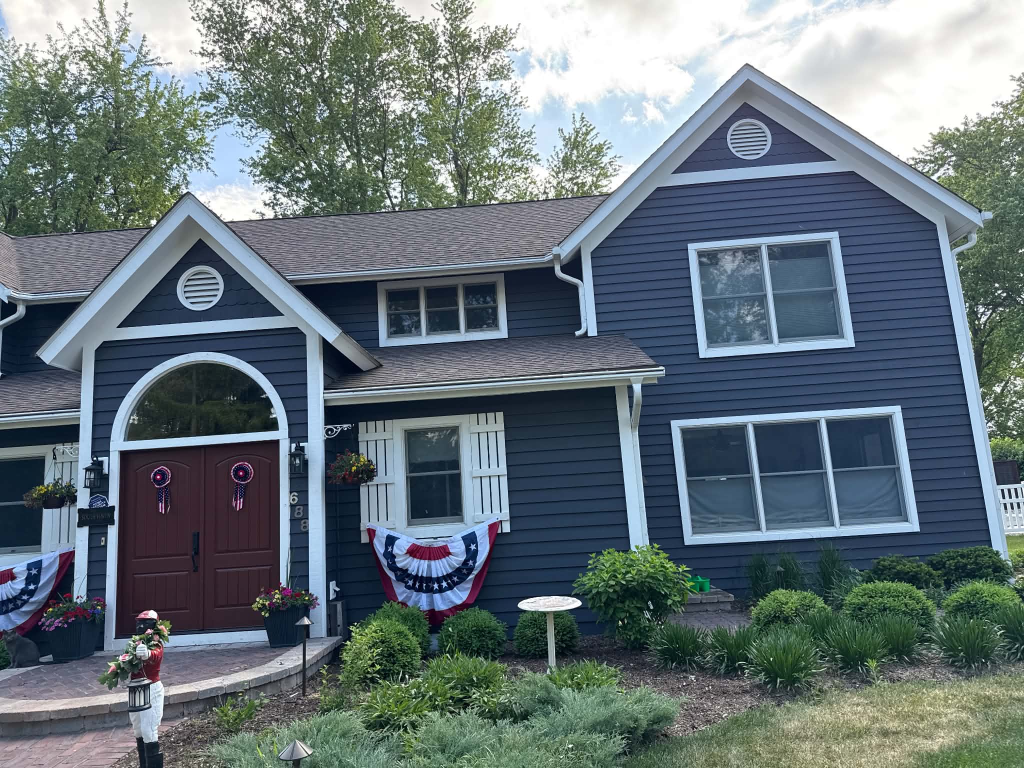 Premium home exterior curb appeal result McHenry County Illinois